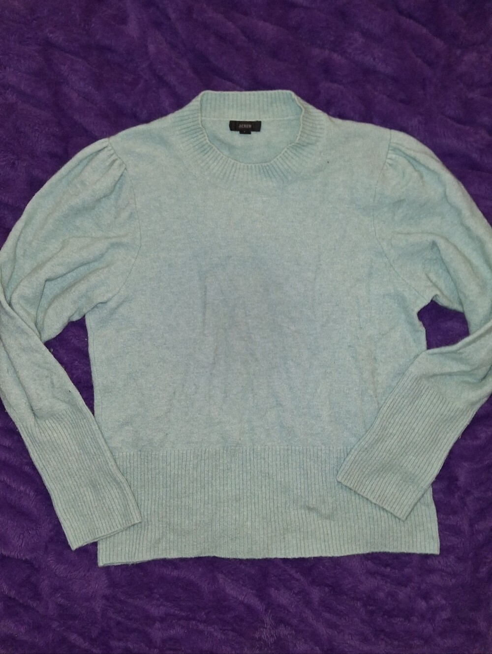 J. Crew Puff-Sleeve Sweater
